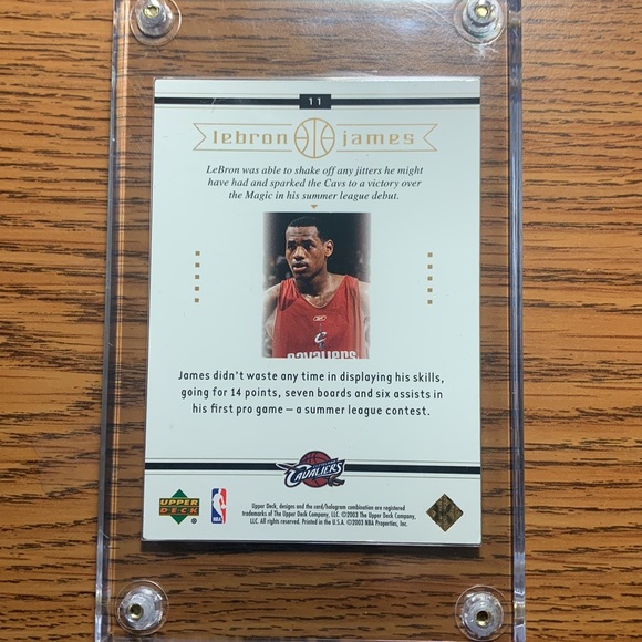 Lebron James Rookie Card - Picture 2 of 2